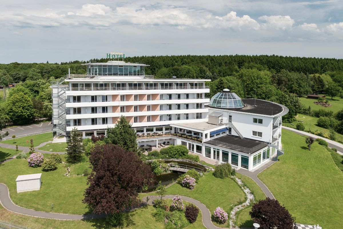 Gebäude des Wildpark Hotels Bad Marienberg 