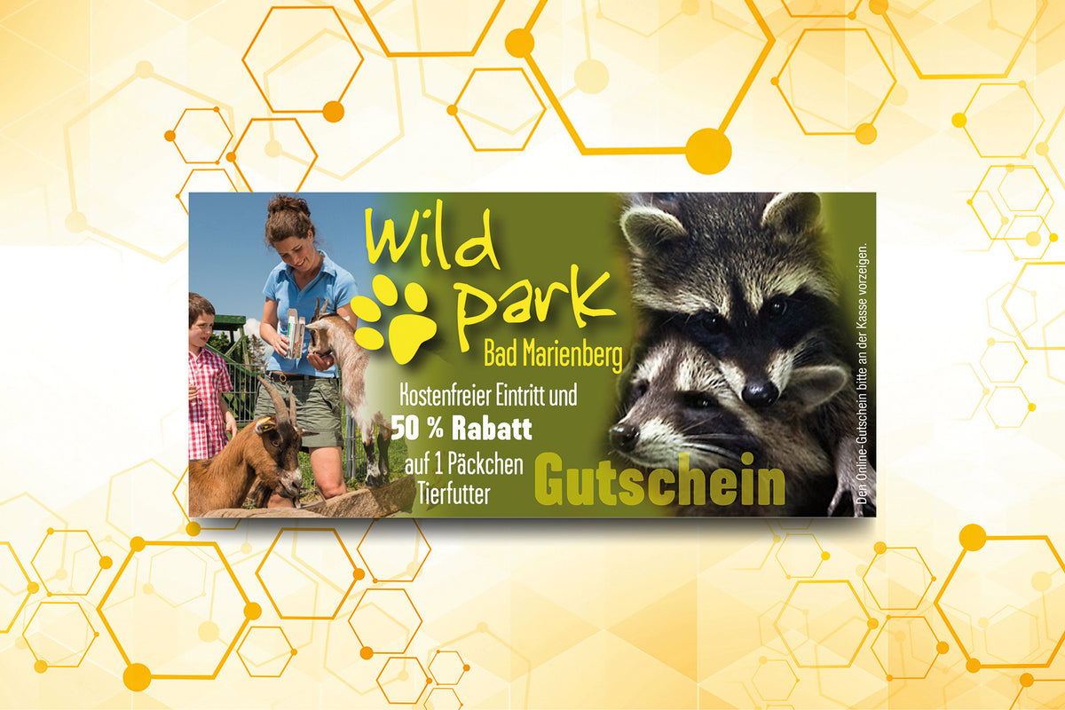 14. Summi-Gutschein für den Wildpark Bad Marienberg 
