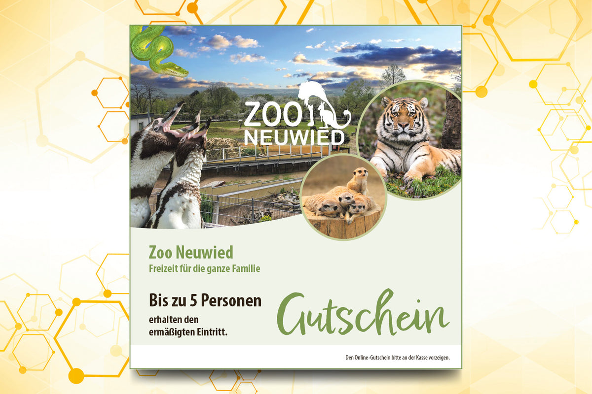 20. Summi-Gutschein für den Zoo Neuwied 