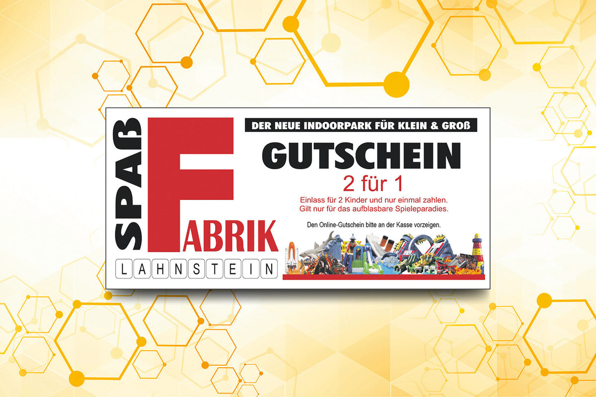 25. Summi-Gutschein für die Spaßfabrik Lahnstein 