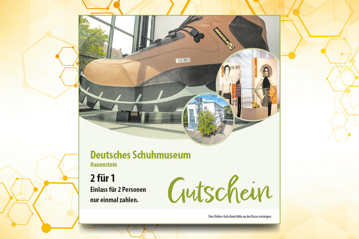 28. Summi-Gutschein für das Deutsche Schuhmuseum 