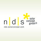 Logo der Firma nds auf einem gelb grünlichen Hintergrund