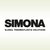 Simona Firmen Logo mit einem grünen Hintergrund