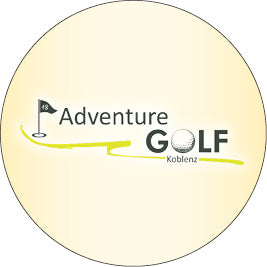 Das Logo des Adventur Golf Koblenz