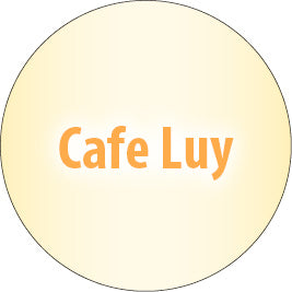 Das Logo des Cafés Luy