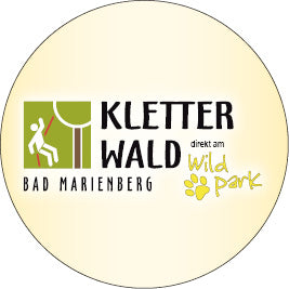 Das Logo des Kletterwaldes in Bad Marienberg
