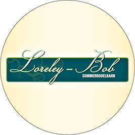 Das Logo der Sommerrodelbahn Loreley-Bob