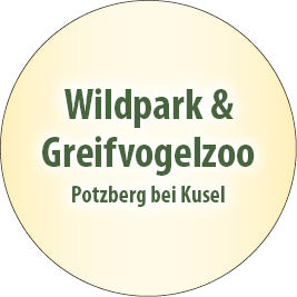Das Logo des Wildparks & Greifvogelzoos Potzberg bei Kusel