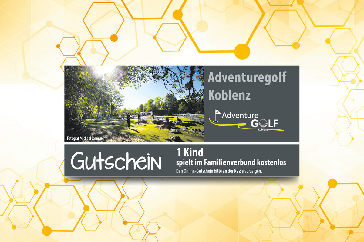 45. Summi-Gutschein für das Adventurgolf Koblenz 