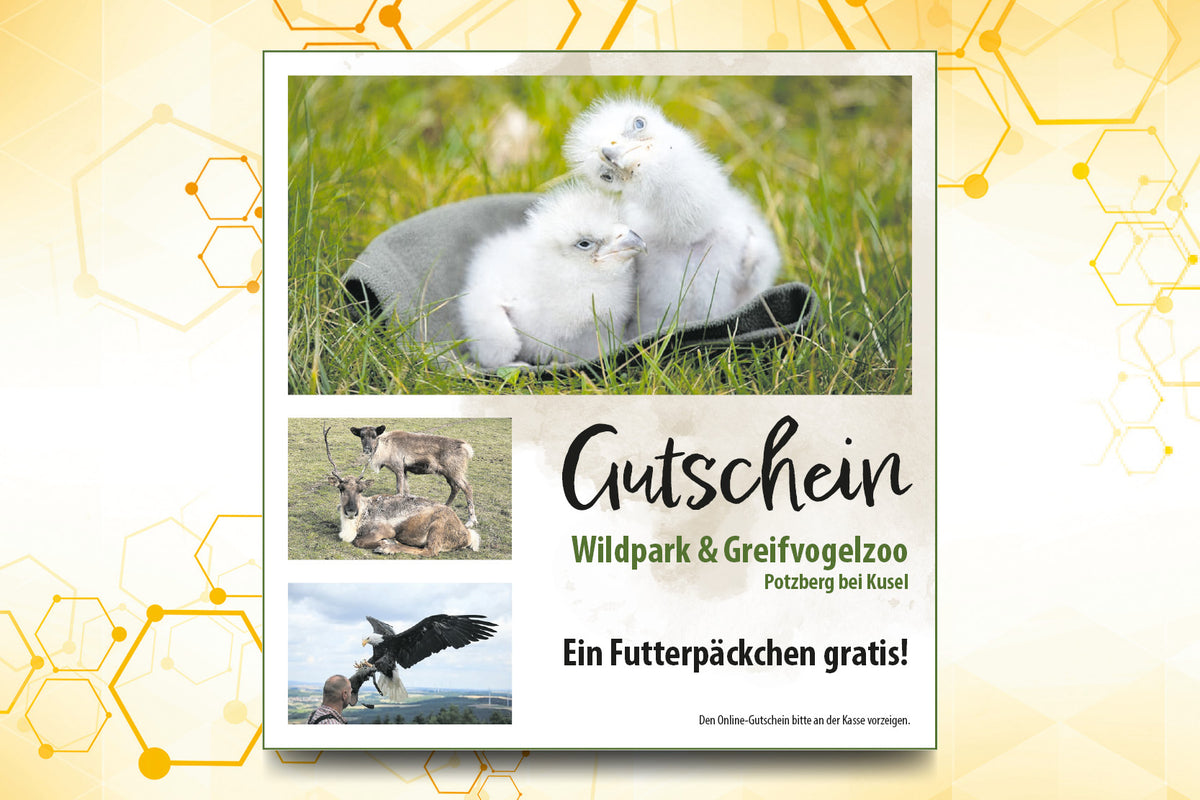 46. Summi-Gutschein für den Wildpark und Greifvogelzoo 