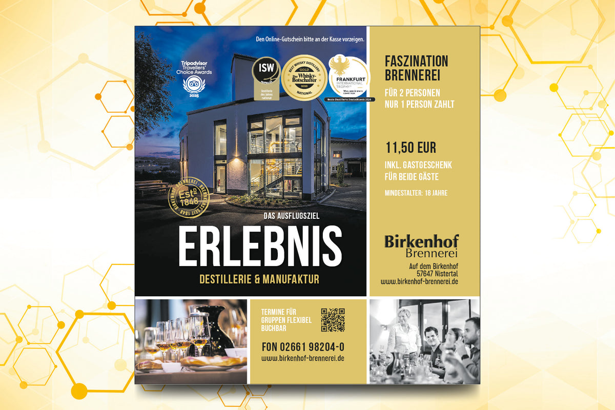 62. Summi-Gutschein für die Erlebnis-Brennerei Birkenhof 