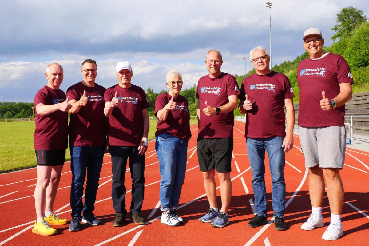 Das Team der Rhein-Zeitung beim Birkenfelder Firmenlauf.