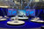 Eine für ein Online-Event aufgebaute Bühne mit der Technik von Actionlight