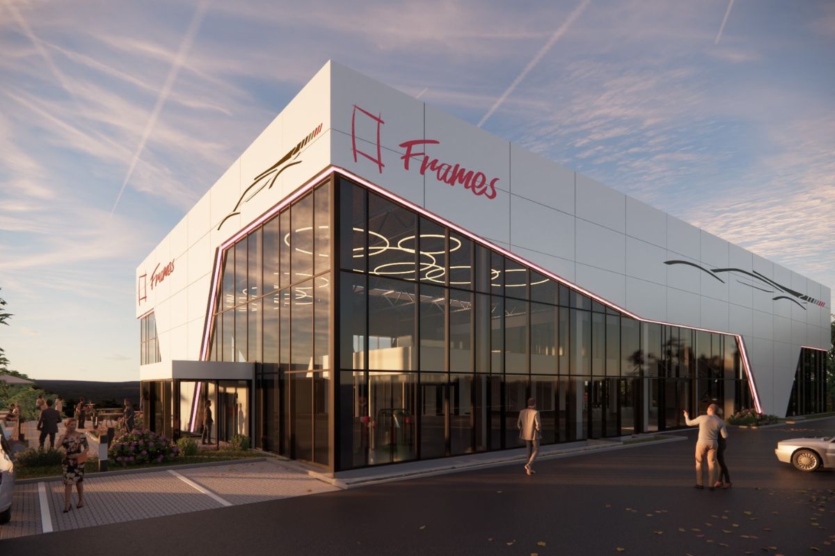 Die neue Eventhalle von dem Frames Hotel 