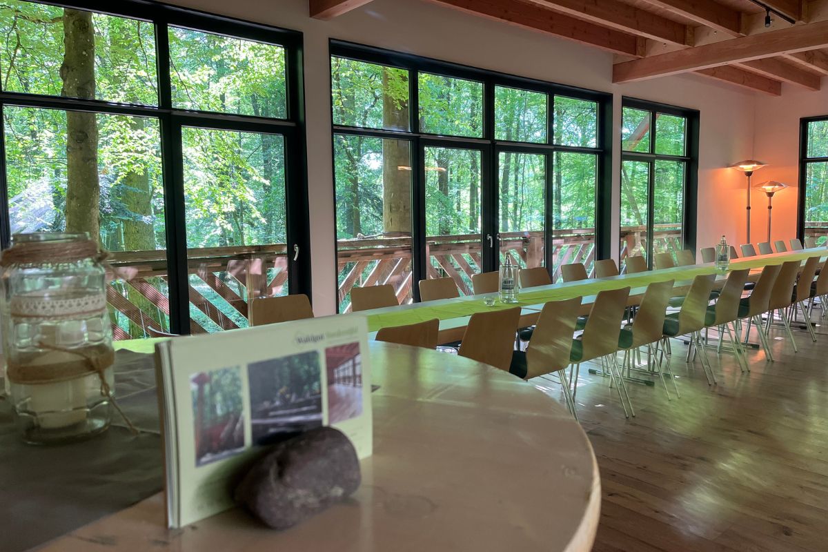 Eine Eventlocation des Freiraum Kletterparks aus der Vordereifel.