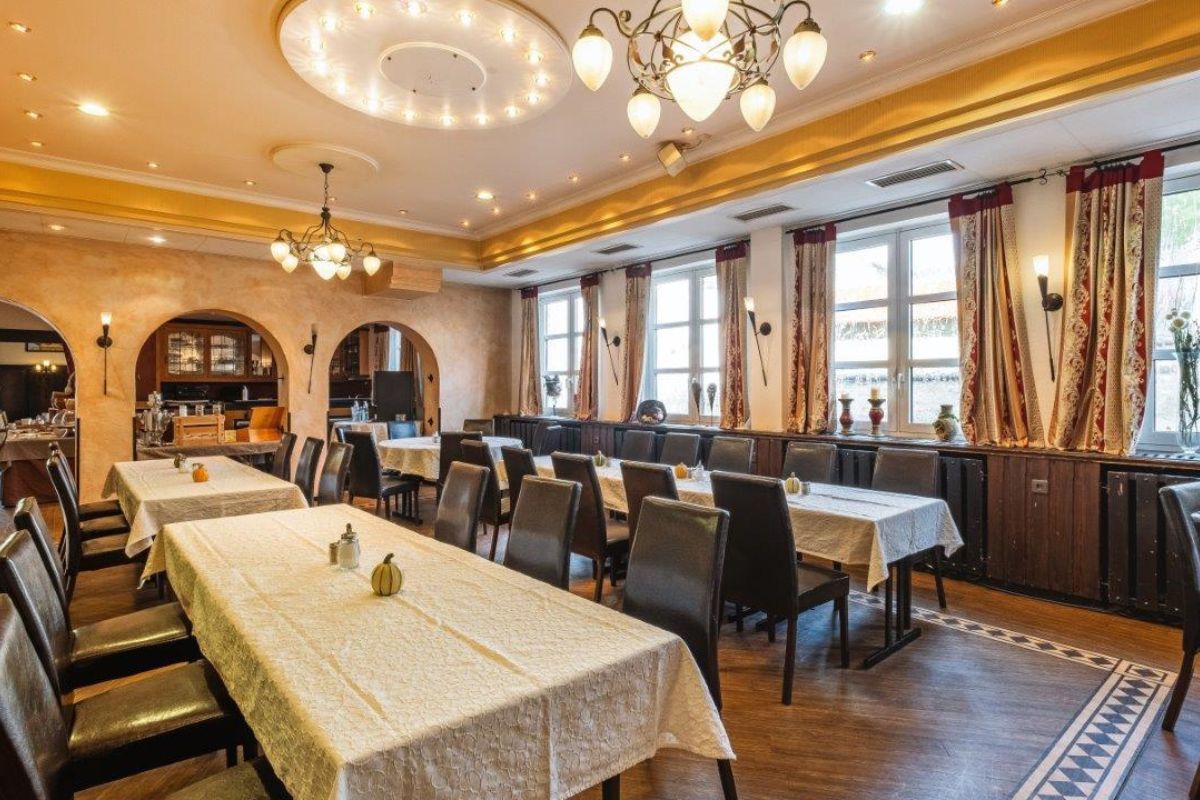 Ein Tagungsraum des Hotels Zur Post in einer entspannten Atmosphäre