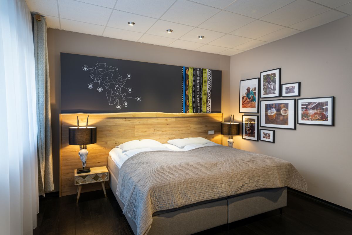 Ein Hotelzimmer im food hotel Neuwied