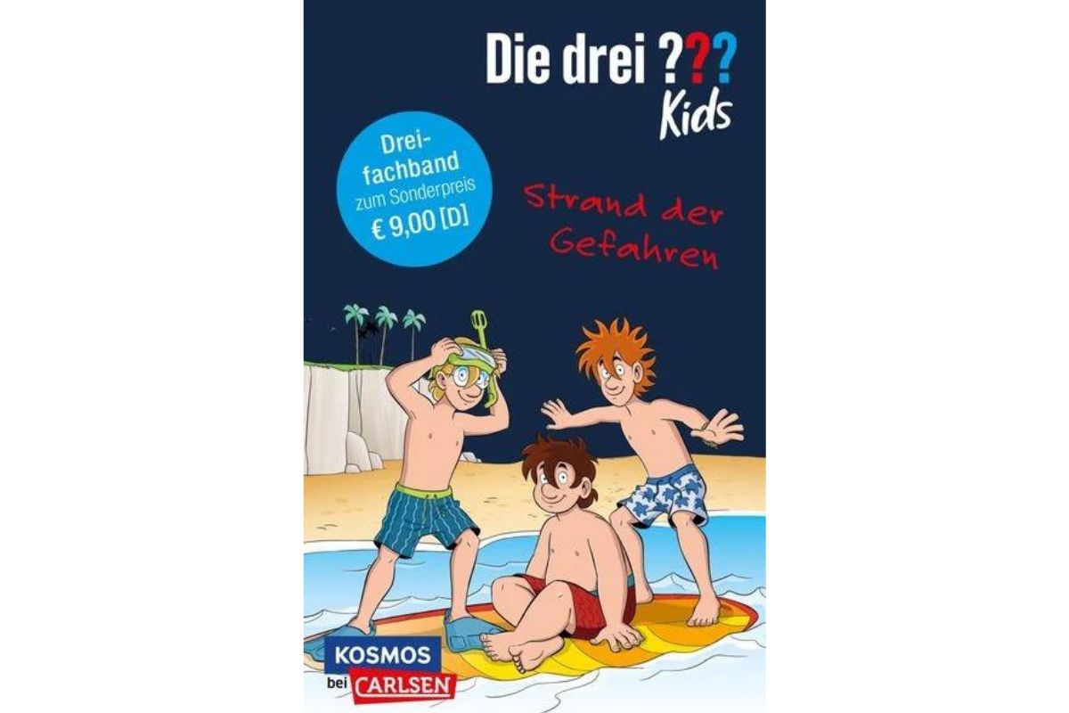 Cover von "Die drei ??? Kids: Strand der Gefahren. Dreifachband."