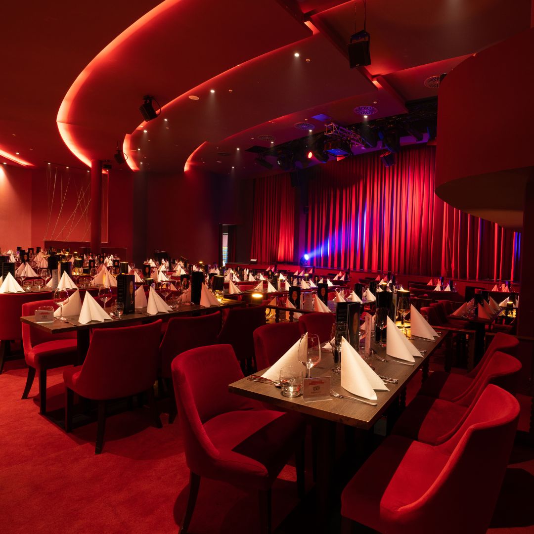 Der Varieté-Saal im GOP Varieté-Theater Bonn.