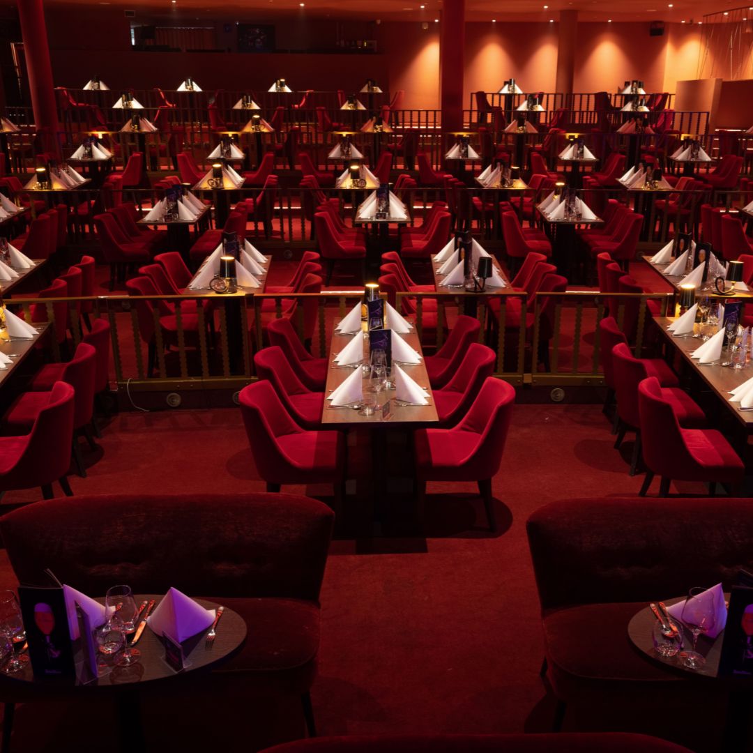 Der Varieté-Saal im GOP Varieté-Theater Bonn.