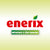 Logog von enerix Mittelrhein & Hunsrück auf grünem Hintergrund.