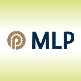 Logo von MLP auf grünem Hintergrund.