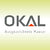 Logo von Okal auf grünem Hintergrund.