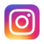 Logo von Instagram. Ein bunter Hintergrund mit einer weißen Kamera darauf.