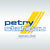Logo von Petry Stahlbau GmbH auf grauem Hintergrund.