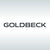 Logo von Goldbeck auf grauem Hintergrund.