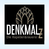 Logo von Denkmalz auf hellblauem Hintergrund.