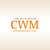 Das Logo von CWM mit goldenem Hintergrund