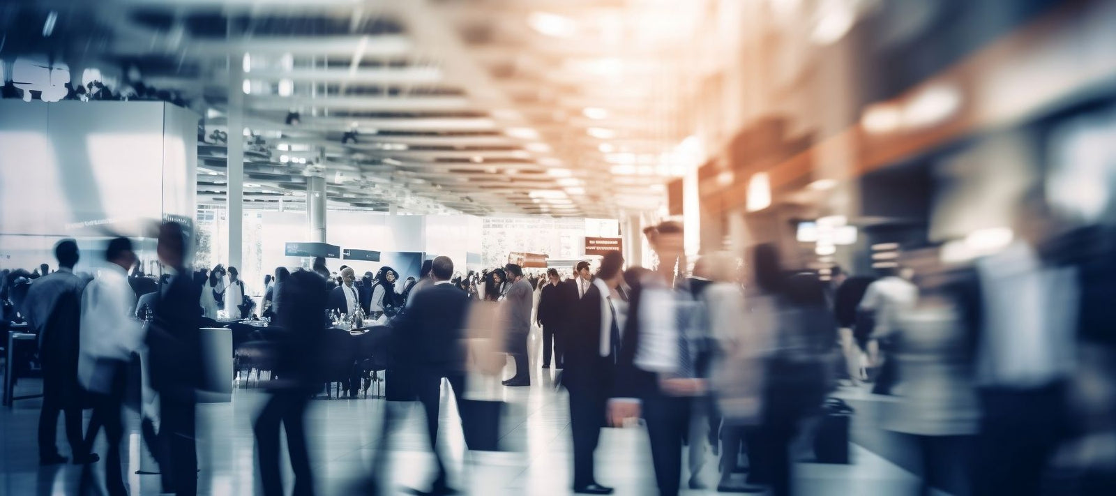 Viele Menschen auf während einer Messe. Entdecken Sie unsere Vielzahl an Messen in Rheinland-Pfalz.