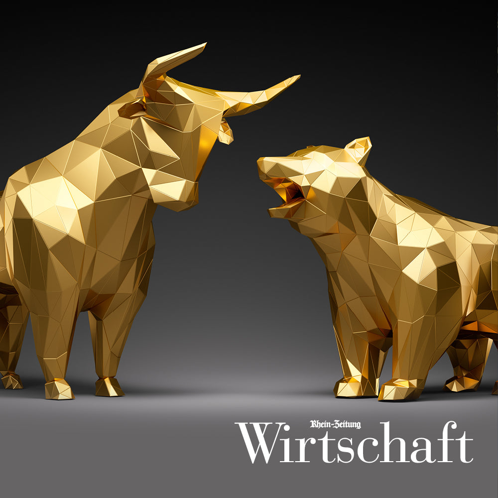 Bull and Bear als Symbol für die Wirtschaft