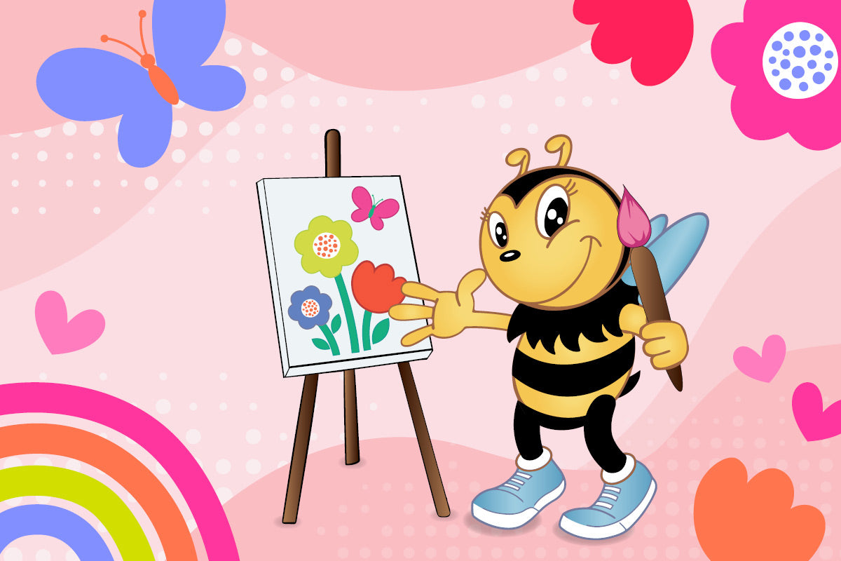 Summi auf pinkem Hintergrund mal ein frühlingshaftes Bild.