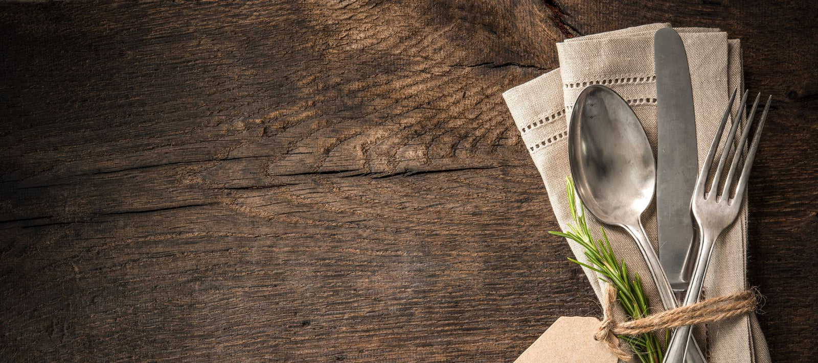 Besteck als Symbol für Kulinarik