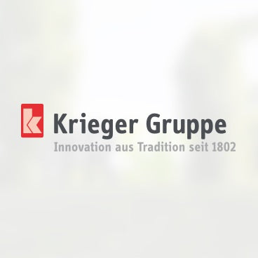 Logog der Kirger Gruppe in schwarz. Links daneben ein rotes Rechteck mit hellrotem "k".
