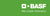 Das Logo der BASF in weißer Schrift auf einem hellgrünen Hintergrund