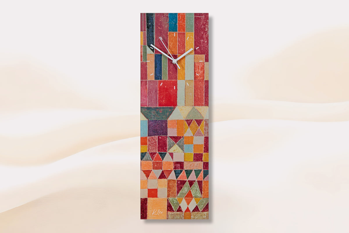 Paul Klee: Wanduhr "Burg und Sonne"