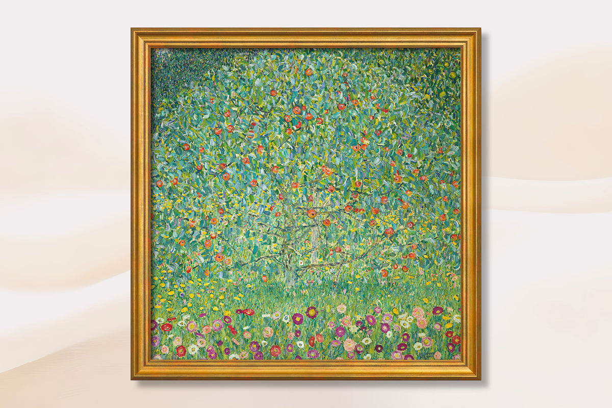 Gustav Klimt: Bild "Apfelbaum I" (1912), gerahmt