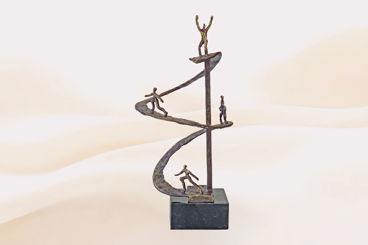 Gerard: Skulptur "Erfolgsspirale"