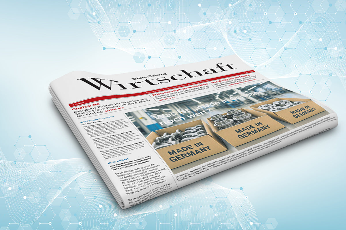 Das Produktbild der Wirtschaftszeitung, Ausgabe 4 aus dem Jahr 2025.