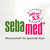 Logo von Sebamed als Schriftzug in grün und rosa